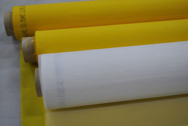 Chine maille d'impression d'écran de 77T 100%Polyester pour l'impression de céramique avec la couleur jaune fournisseur