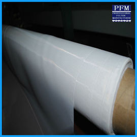 144 tissu de maille de polyester de monofilament de polyester de pouce 180T couleur de Rolls blanche/jaune