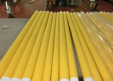 Tamis à mailles jaune de monofilament du polyester 180T avec le sergé/armure toile 23 microns