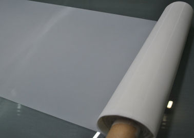 Chine Maille blanche du tissu de boulonnage de polyester de basse élasticité 60 pour l'impression/filtration de carte PCB fournisseur
