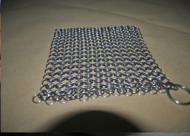 Chine Rectangle 10mm, coutume d'épurateur de Chainmail d'acier inoxydable de la cuisine 304 de taille fournisseur
