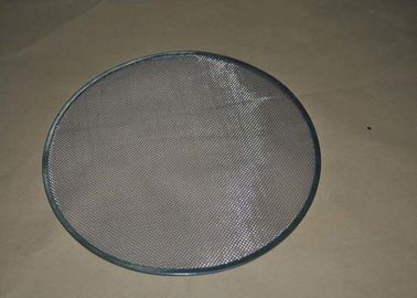 Disque fermé de filtre d'acier inoxydable de grillage de bord rond/place, résistance chaude