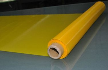 Chine Maille jaune 87&quot; de tissu d'impression d'écran de T-shirt, module de maille d'impression de polyester haut fournisseur