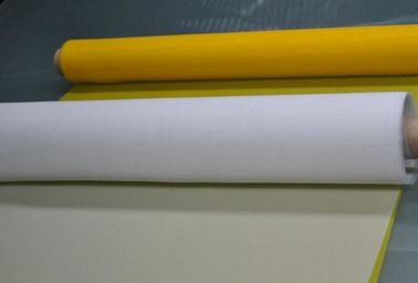 Chine Maille d'écran de polyester de 144 pouces, compte blanc de la maille 110 de tissu d'impression d'écran fournisseur