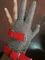 gants d'acier inoxydable de couteau d'Anti-lance avec cinq doigts pour l'abattoir fournisseur