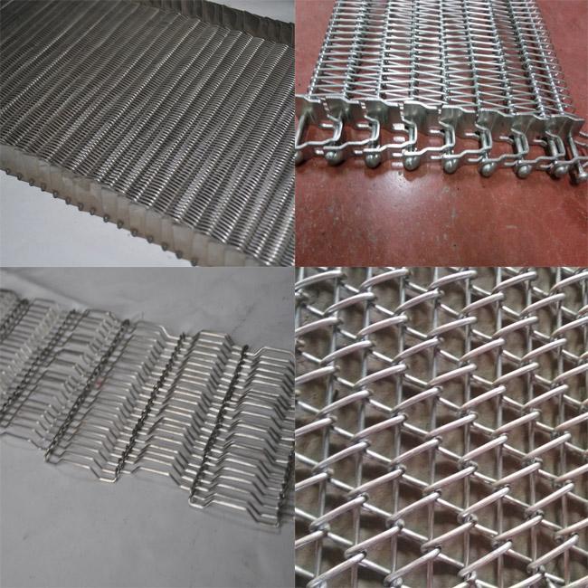 Bandes de conveyeur anticorrosion de bande de conveyeur/fil de maillon de chaîne pour la croquette
