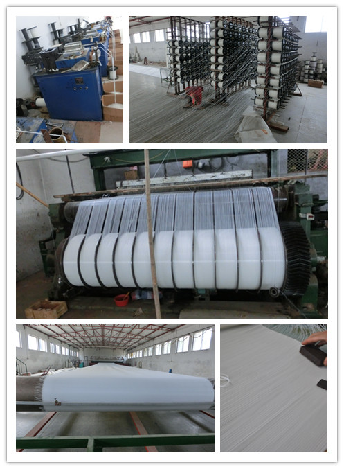 Blanc de ceinture de maille de polyester de traitement de Wasterwater pour filtrer, 0.5-1.1mm