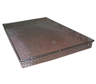 Metal les paniers industriels de grillage de rectangle pour le stockage/stérilisation/BBQ