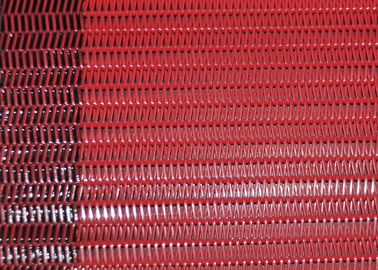 Écran rouge de dessiccateur de maille de bande de conveyeur de spirale de polyester pour la machine de fabrication de papier